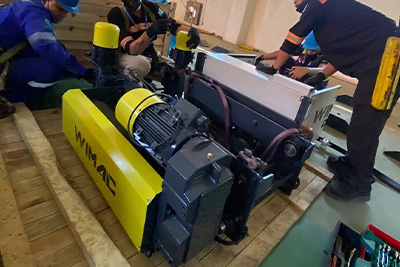 Gantry crane tugas berat untuk gudang baja dan luar ruangan